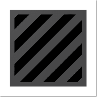 Black and Transparent Stripes Posters and Art